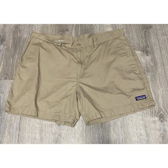 PATAGONIA MENS LIGHTWEIGHT ALL-WEAR Organic Cotton SHORTS 6” KHAKI 38 - Picture 1 of 3